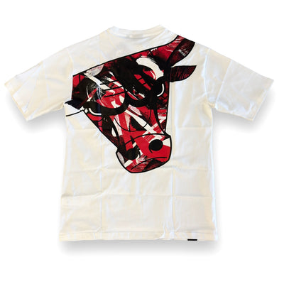 T-Shirt New Era Chicago Bulls Bianco