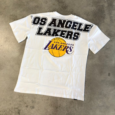 T-Shirt New Era Lakers Bianco