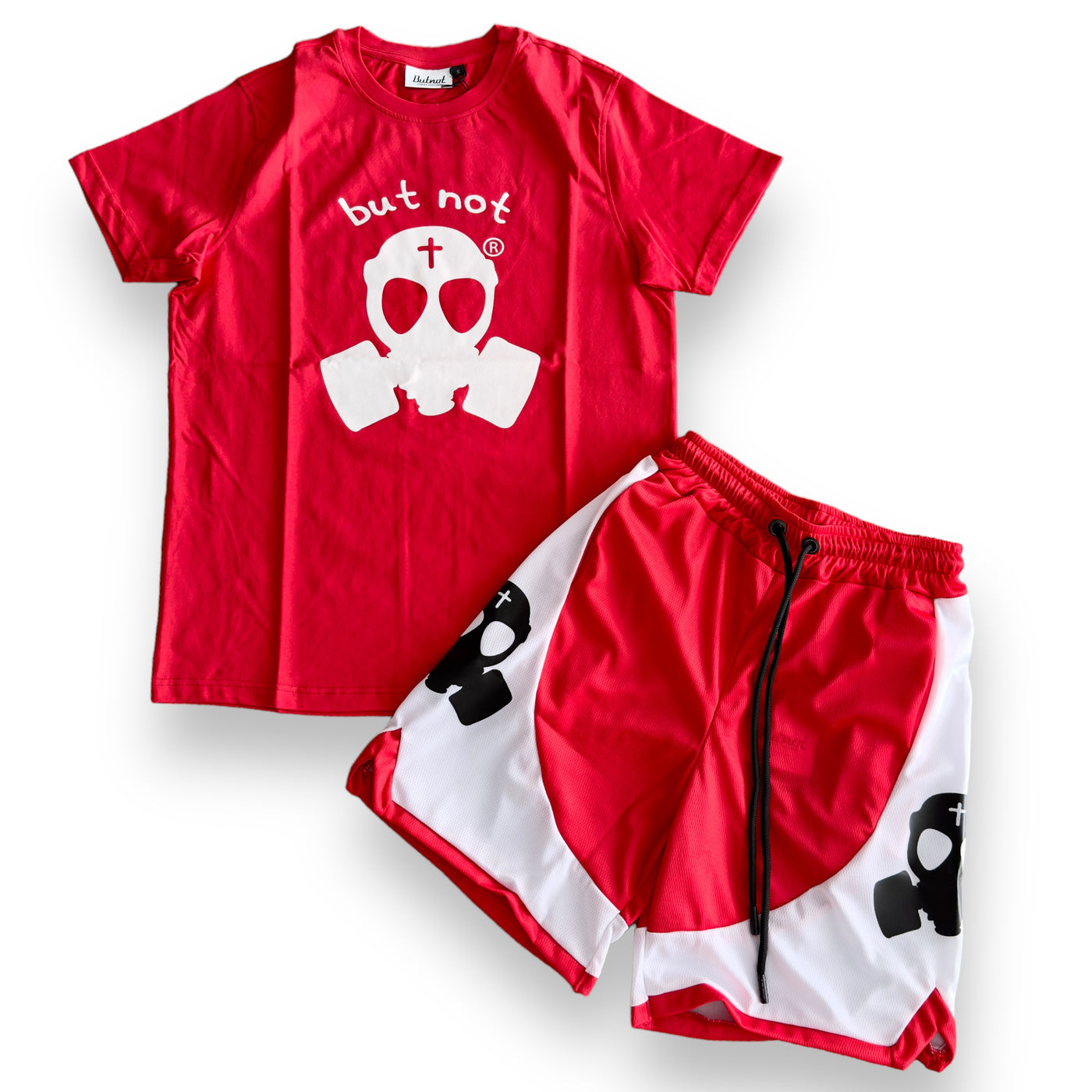 Outfit But Not Logo Basket Rosso