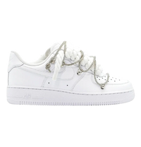 Air Force 1 '07 Low OW White Strass Rope Laces