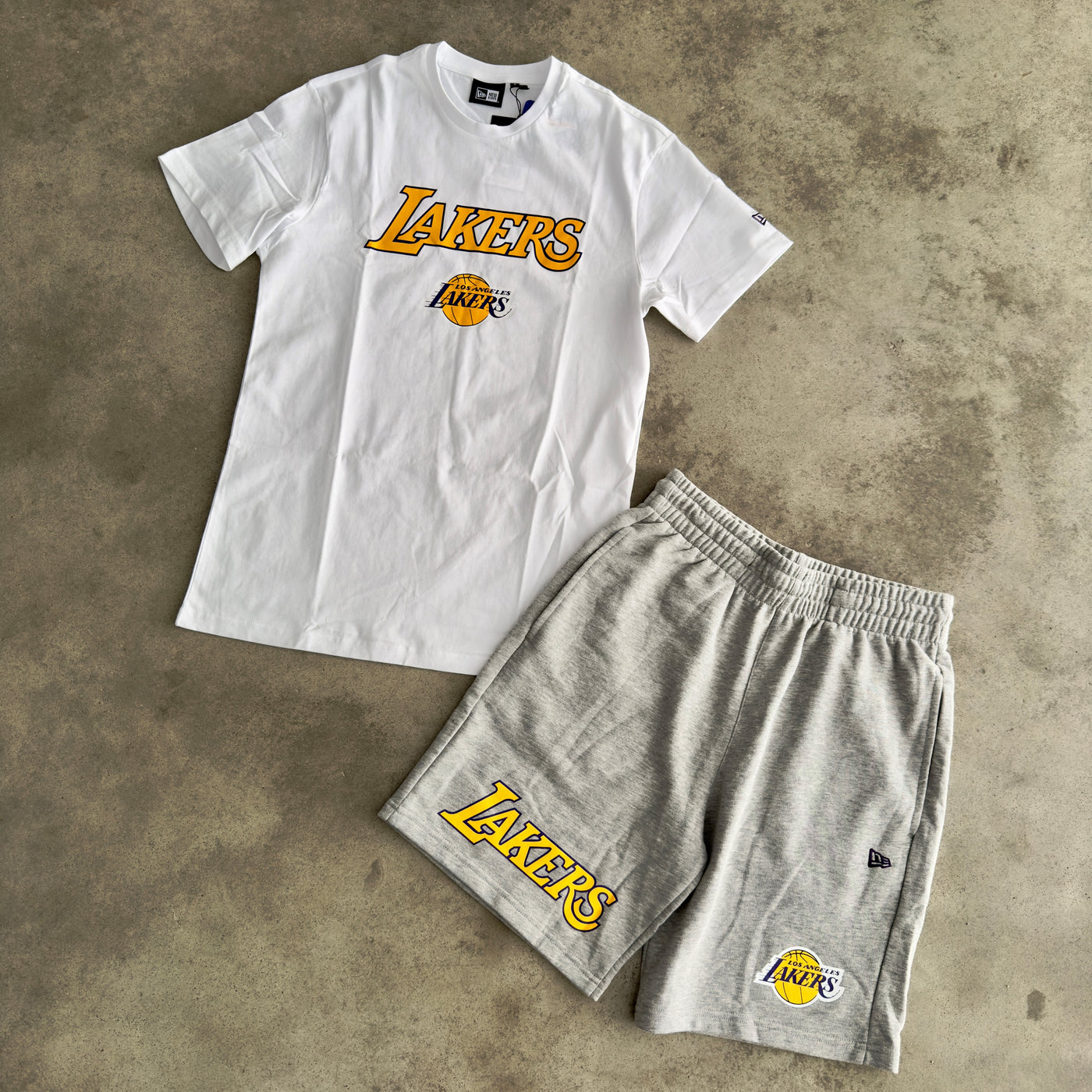 Outfit New Era Lakers Bianco/Grigio