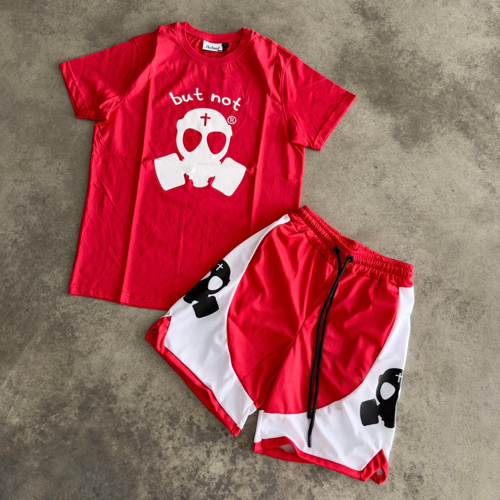 Outfit But Not Logo Basket Rosso