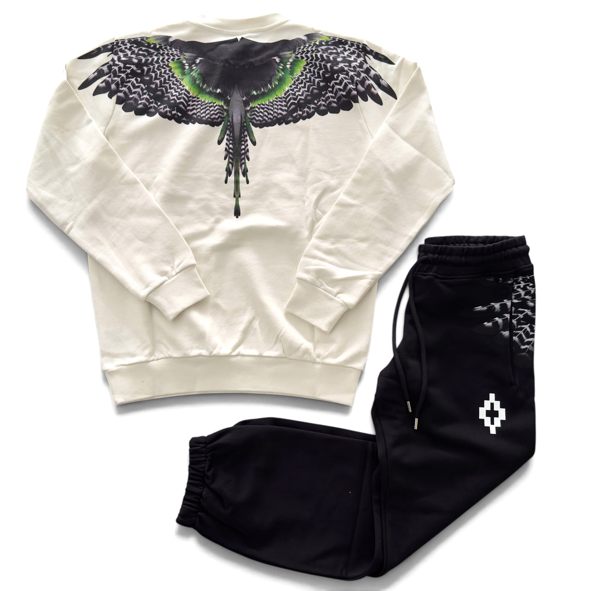 Tuta Marcelo Burlon 2027 Bianco/Nero 010