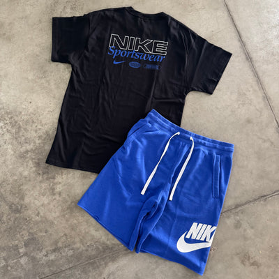 Outfit Nike Nero/Blu Alumni