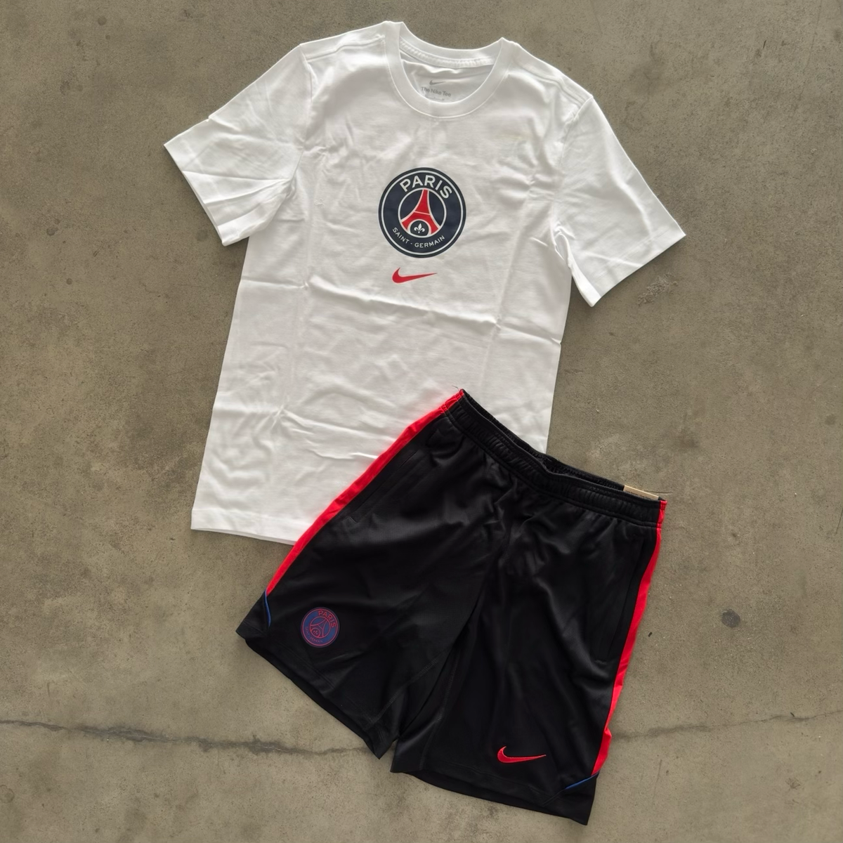 Outfit Nike PSG Bianco/Nero