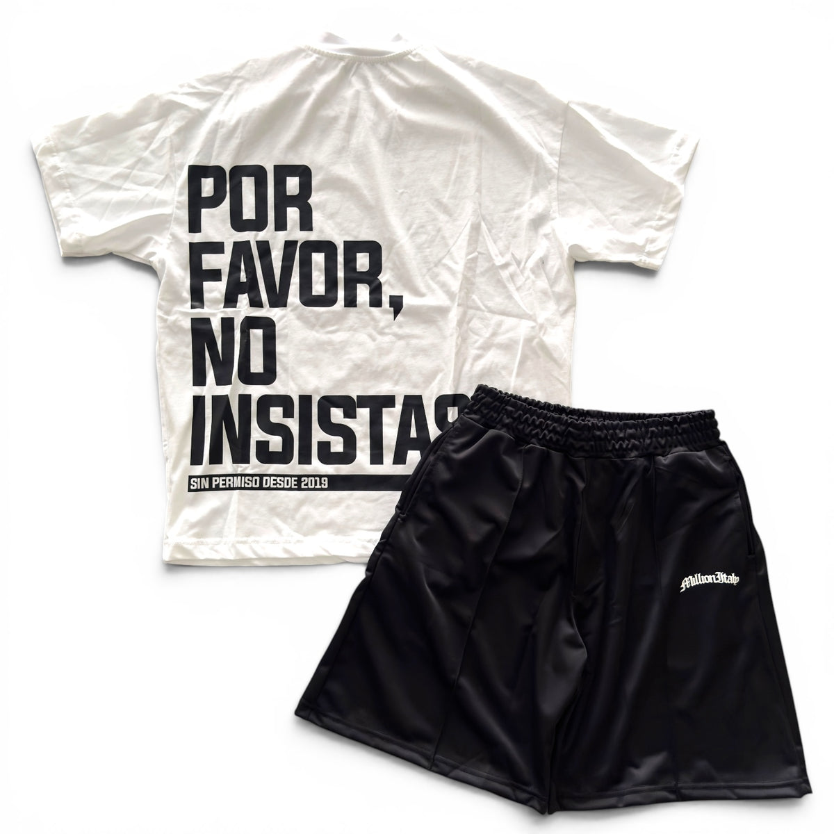 Outfit Million No Insistas Bianco/Nero