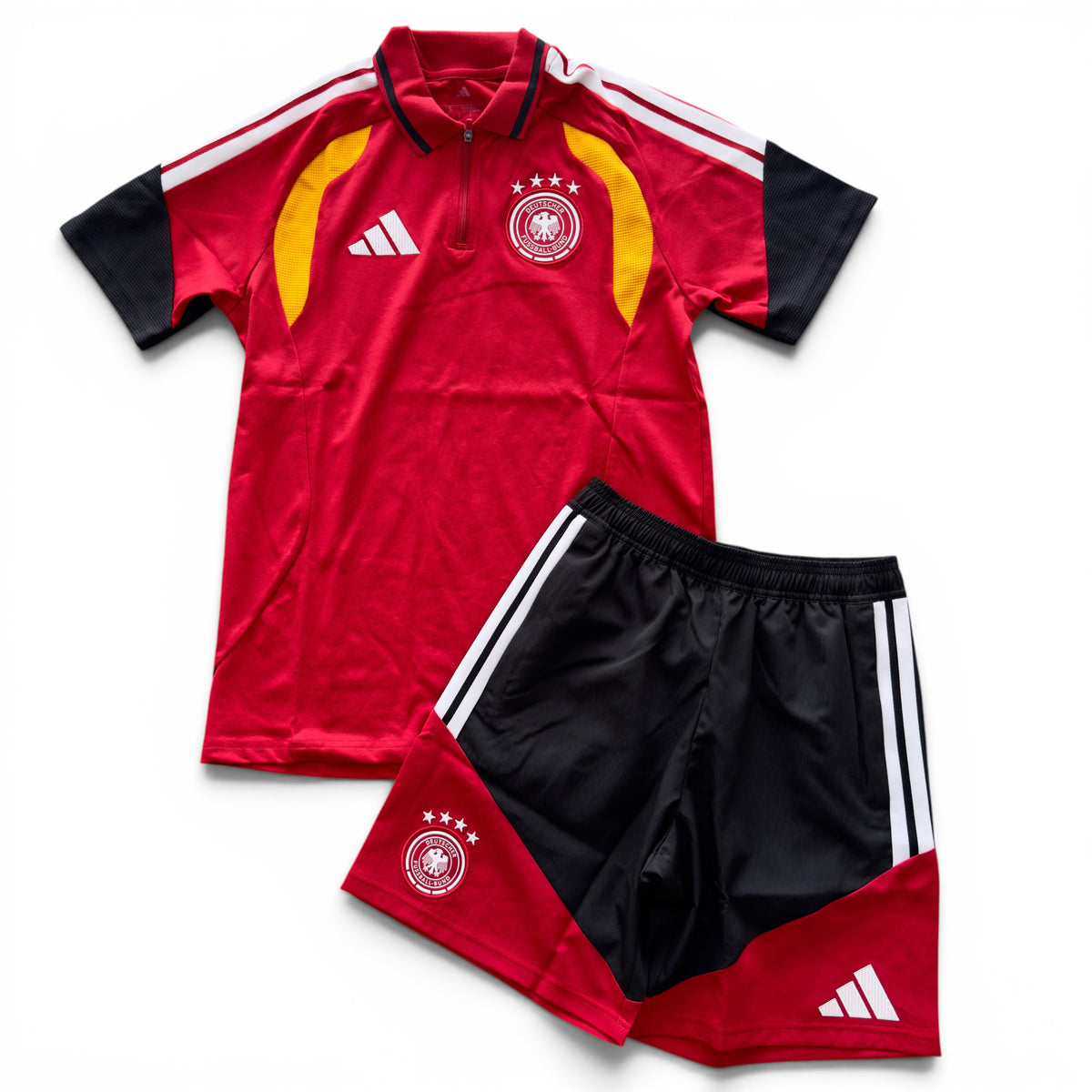 Outfit Adidas Germania Polo Rosso