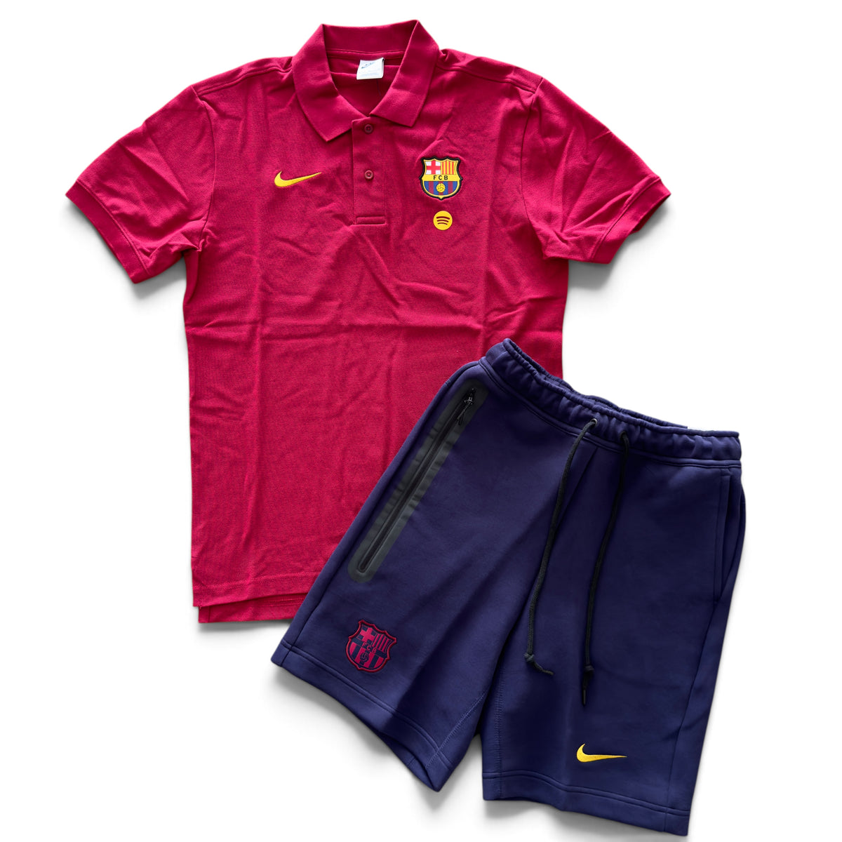 Outfit Nike Barcellona Polo Tech Rosso