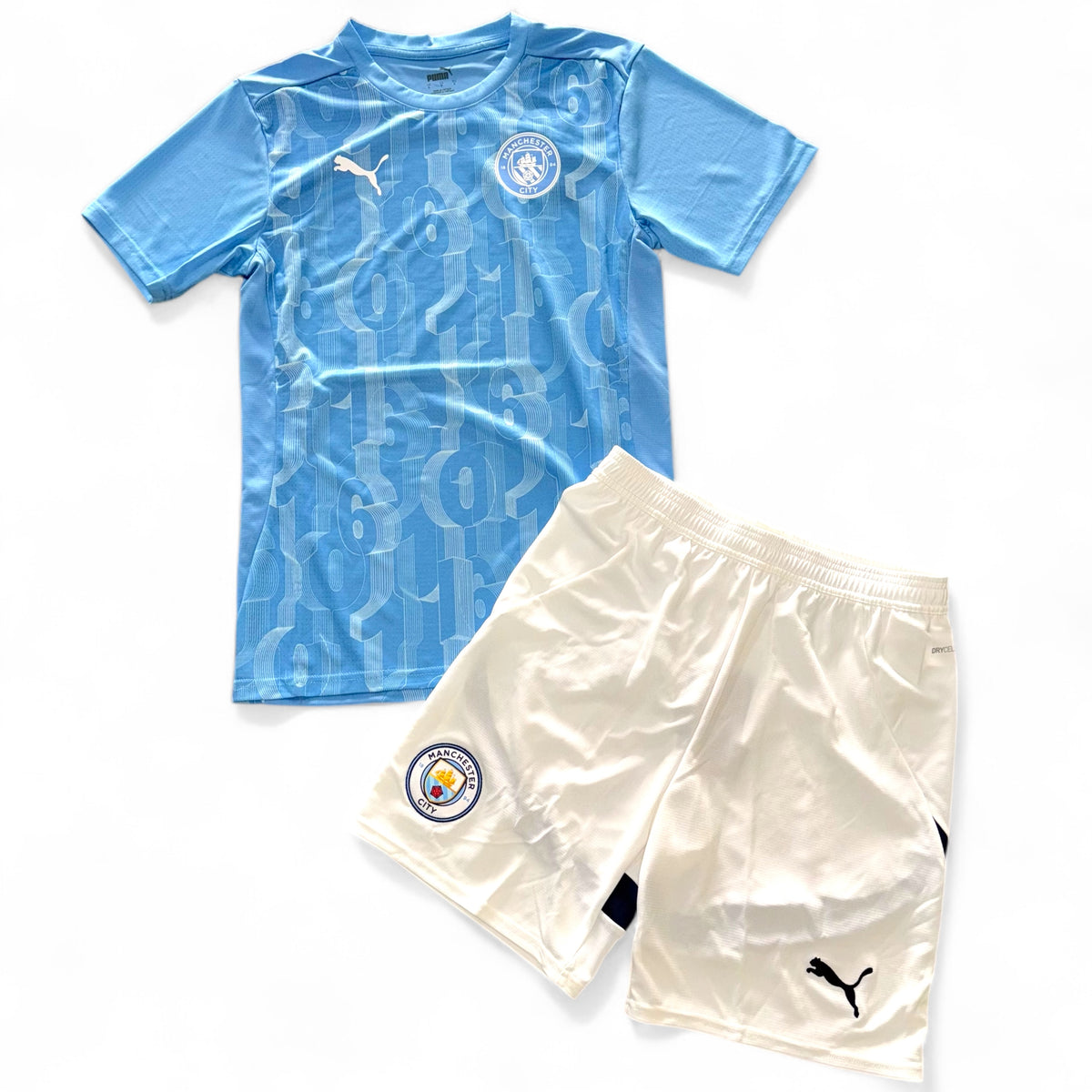 Outfit Puma Manchester City Blu/Bianco