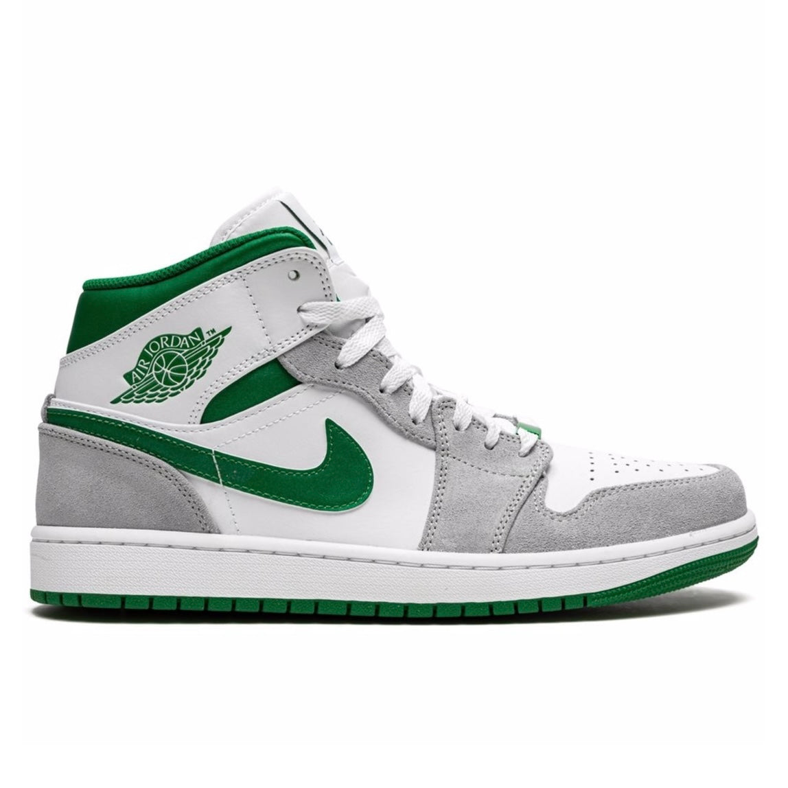 Air Jordan 1 Mid Grey Green