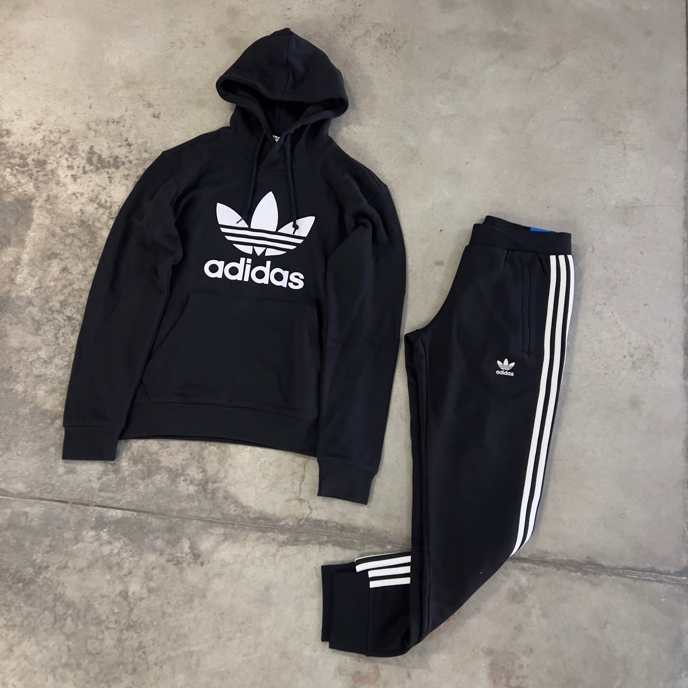 Tuta Adidas Logo Nero