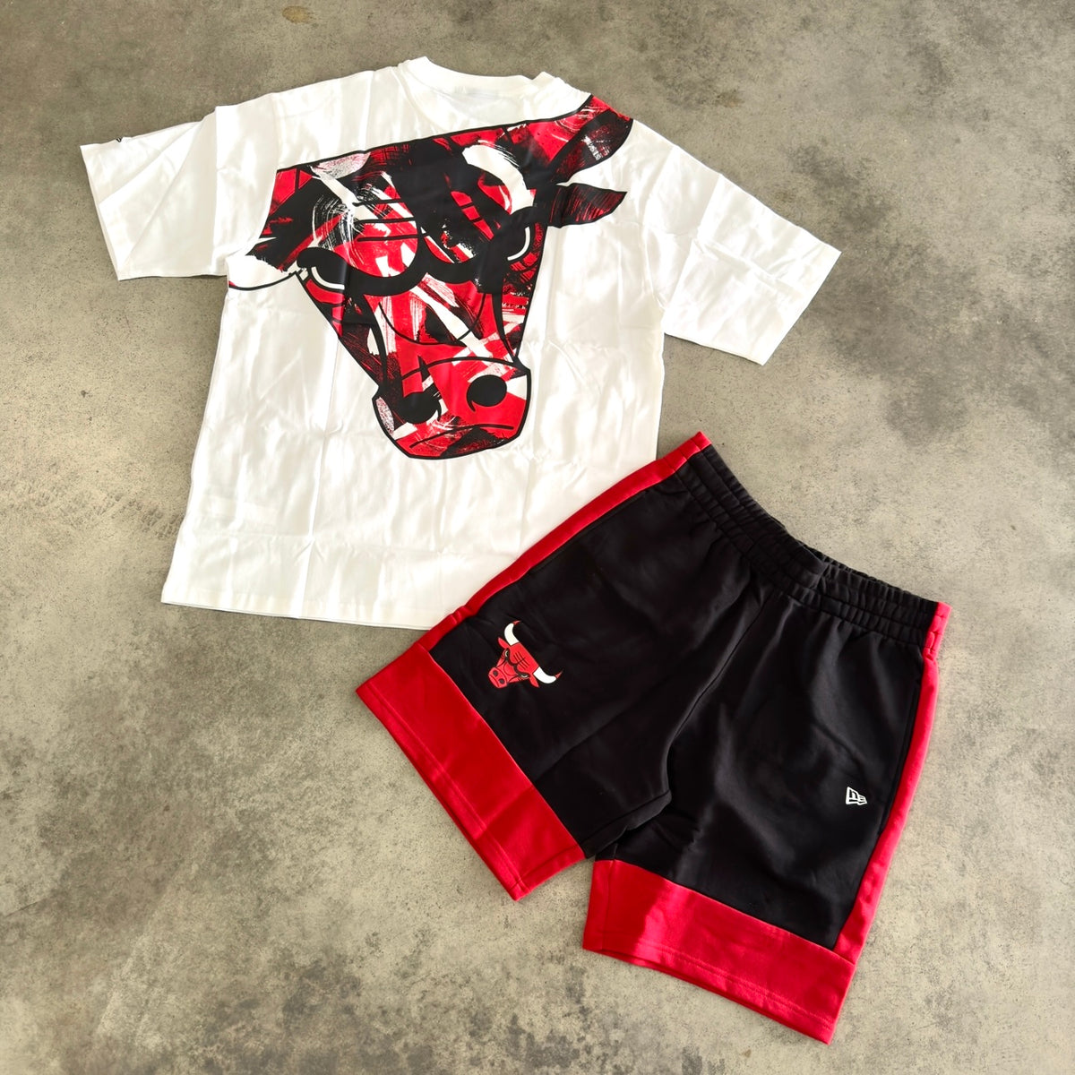 Outfit New Era Chicago Bulls Bianco/Nero