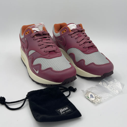 Air Max 1 Patta Waves Rush Maroon