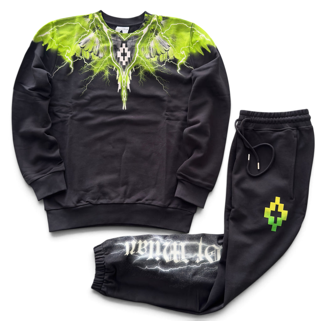 Tuta Marcelo Burlon 2027 Nero 095