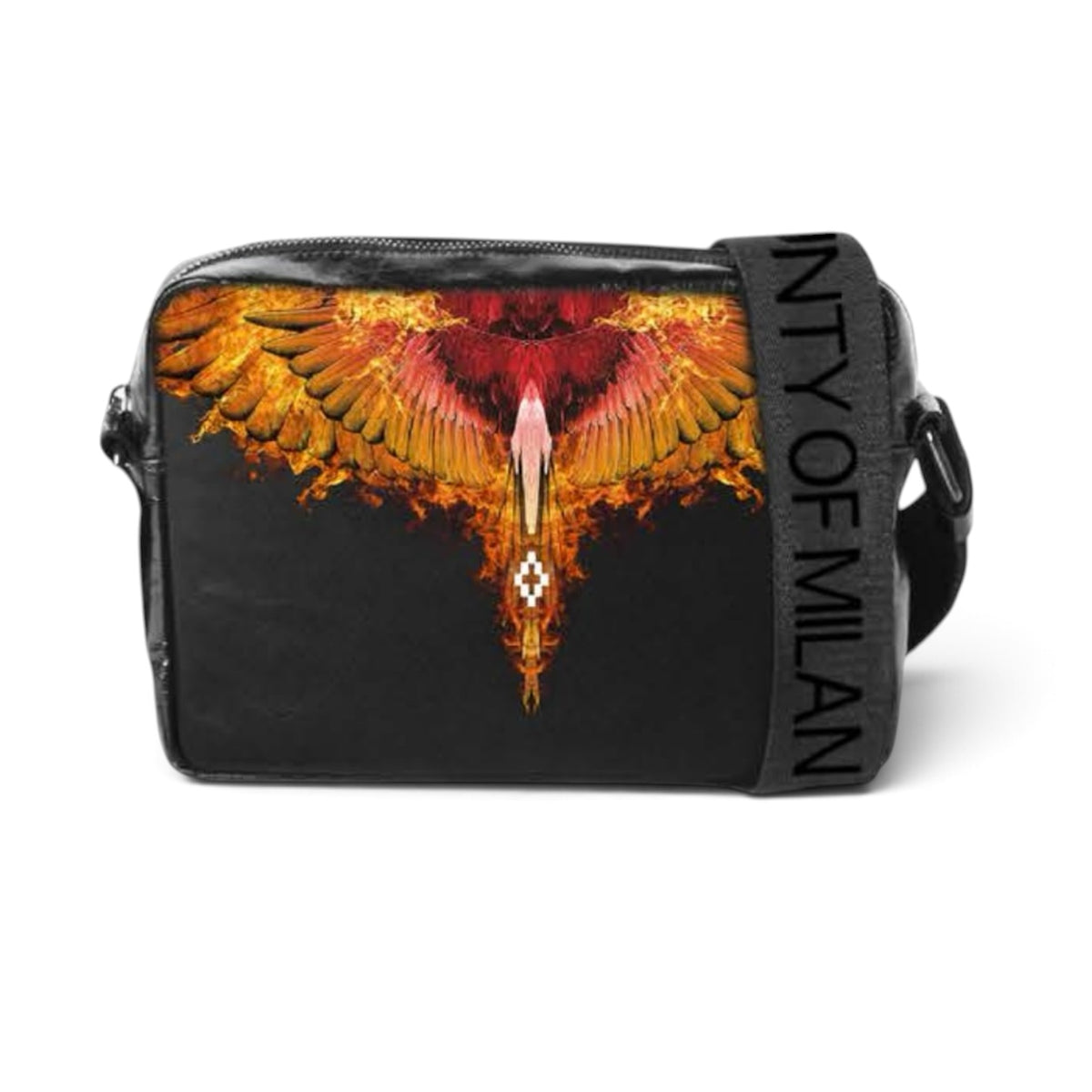 Tracolla Marcelo Burlon Nero/Fuoco 032