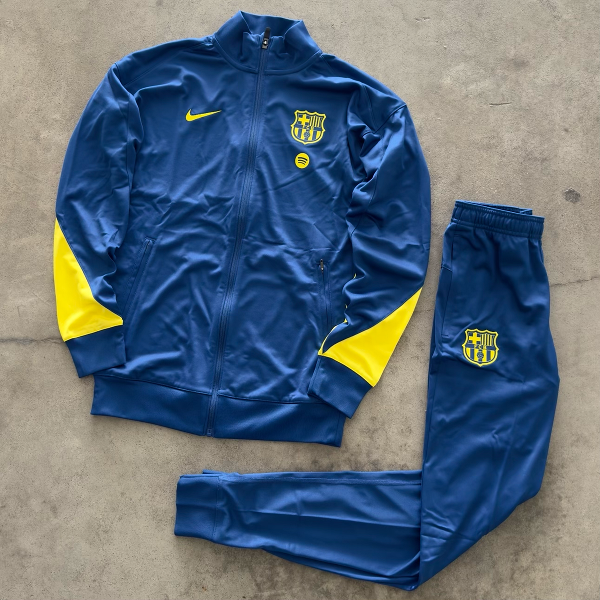 Tuta Nike Barcellona Blu/Giallo