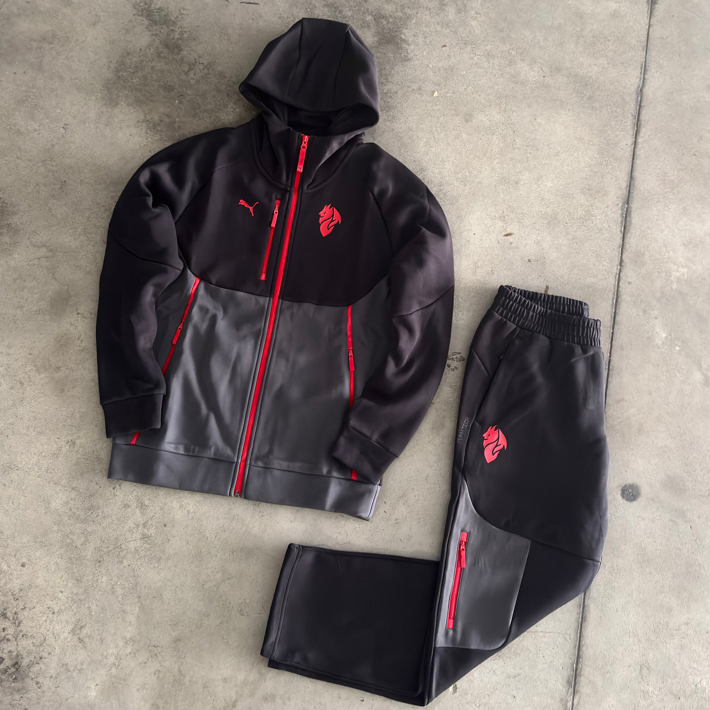 Tuta Puma Tech Milan Nero