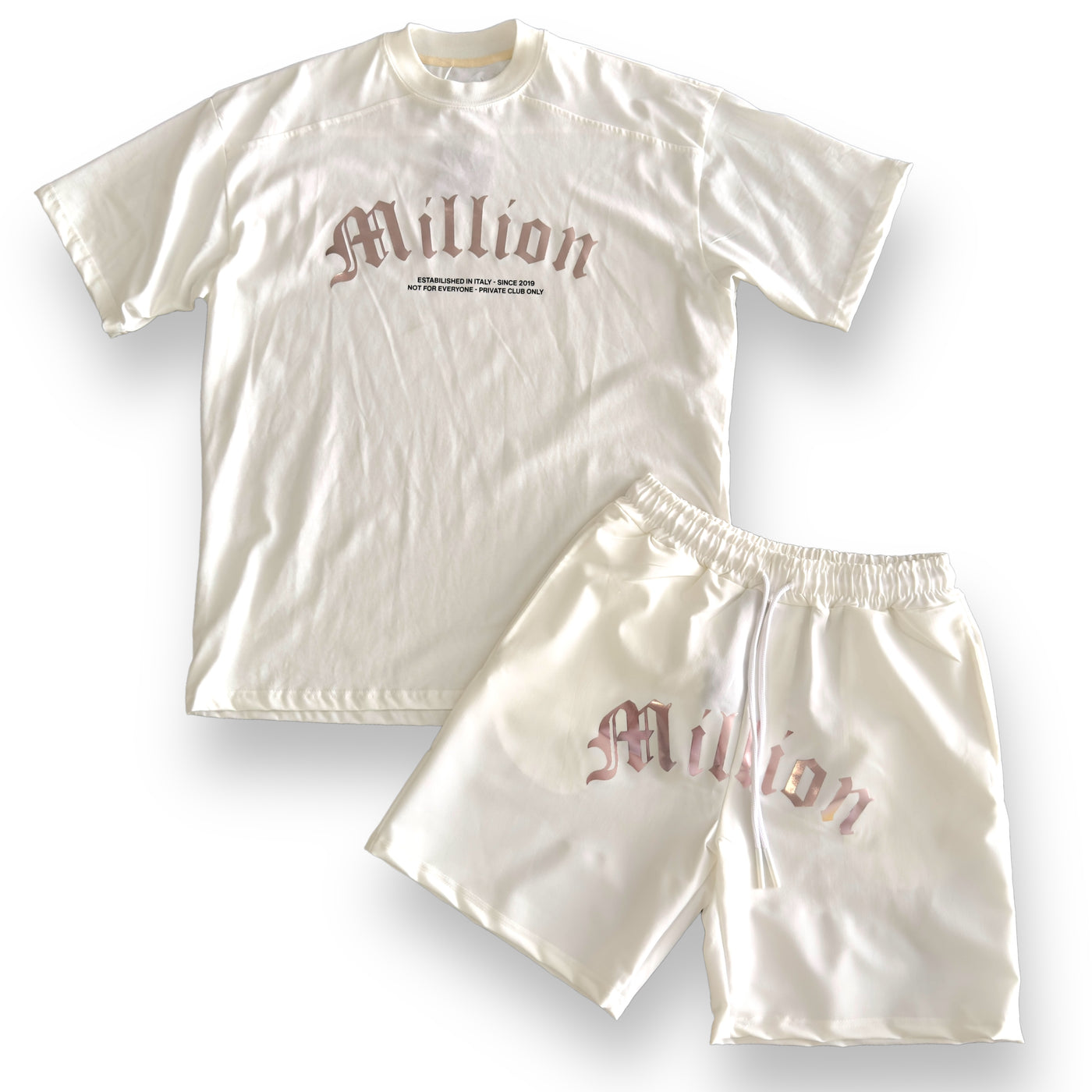 Outfit Million Private Bianco Rosé