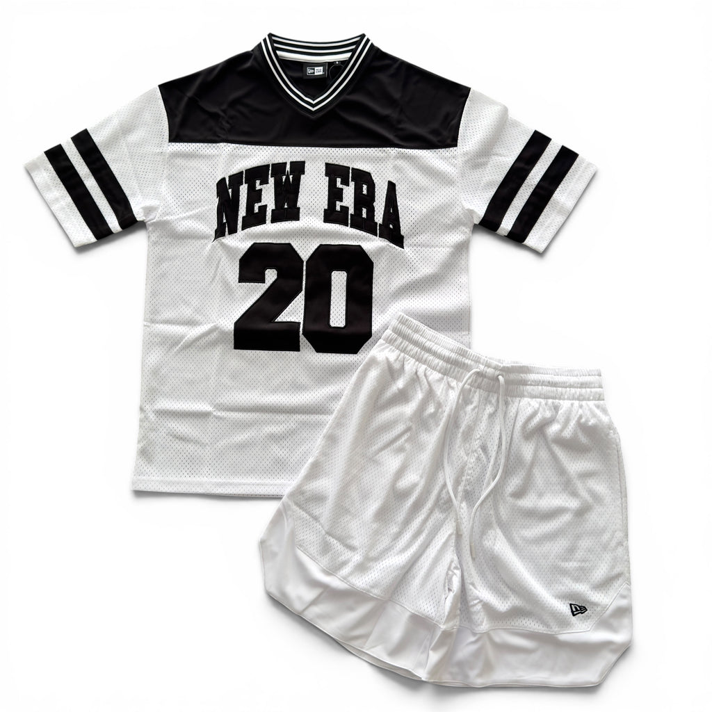 Outfit New Era Bianco in Rete