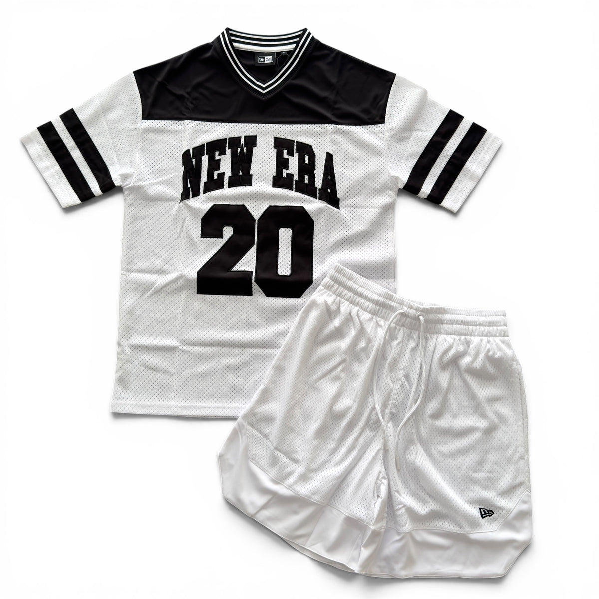 Outfit New Era Bianco in Rete