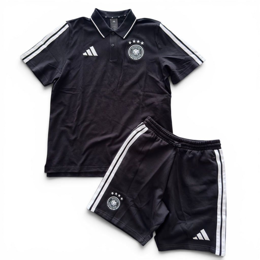 Outfit Adidas Germania Polo Nero