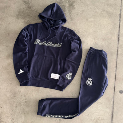 Tuta Adidas Real Madrid Blu in Cotone