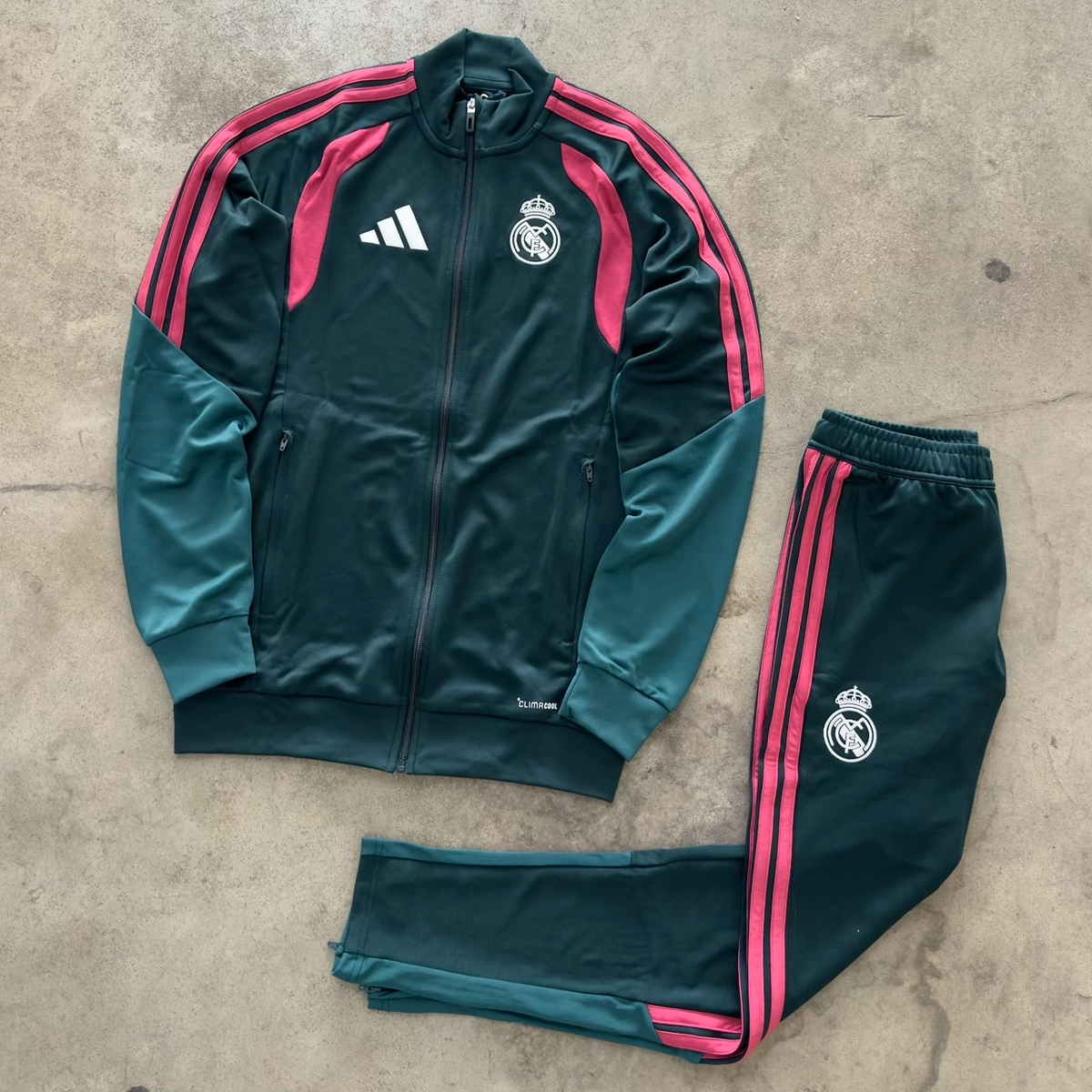 Tuta Adidas Real Madrid Verde/Rosa 2027