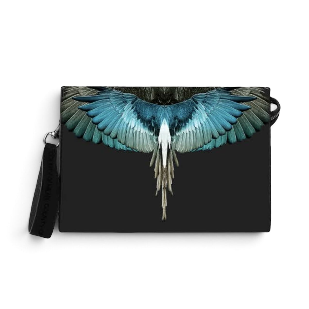 Pouch Marcelo Burlon Nero/Turchese 013