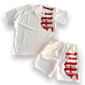 Outfit Million Maximal Bianco Rosso