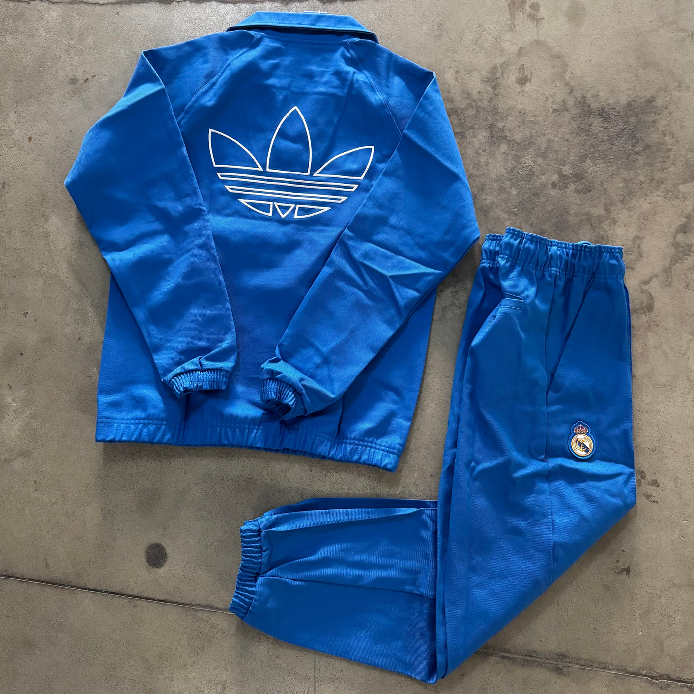 Tuta Adidas Real Madrid Icon Drill Azzurro