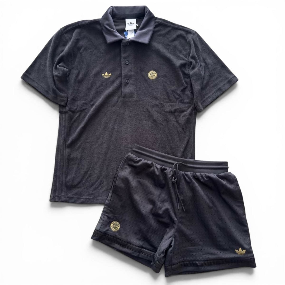 Outfit Adidas Bayern Polo Nero