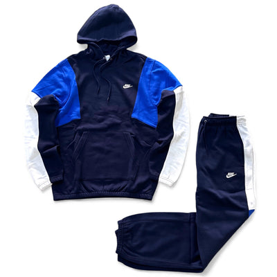 Tuta Nike Cotone Felpato Blu