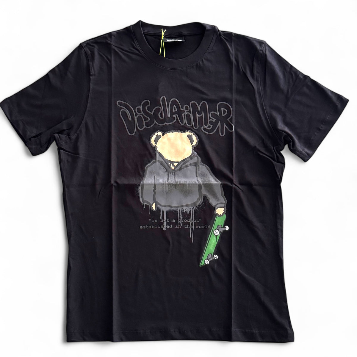 T-Shirt Disclaimer Nero
