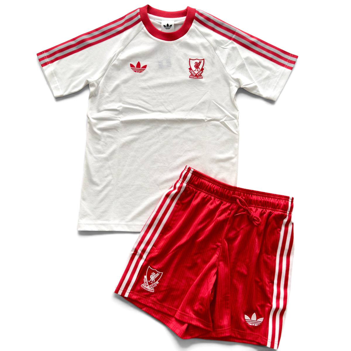 Outfit Adidas Liverpool Bianco/Rosso