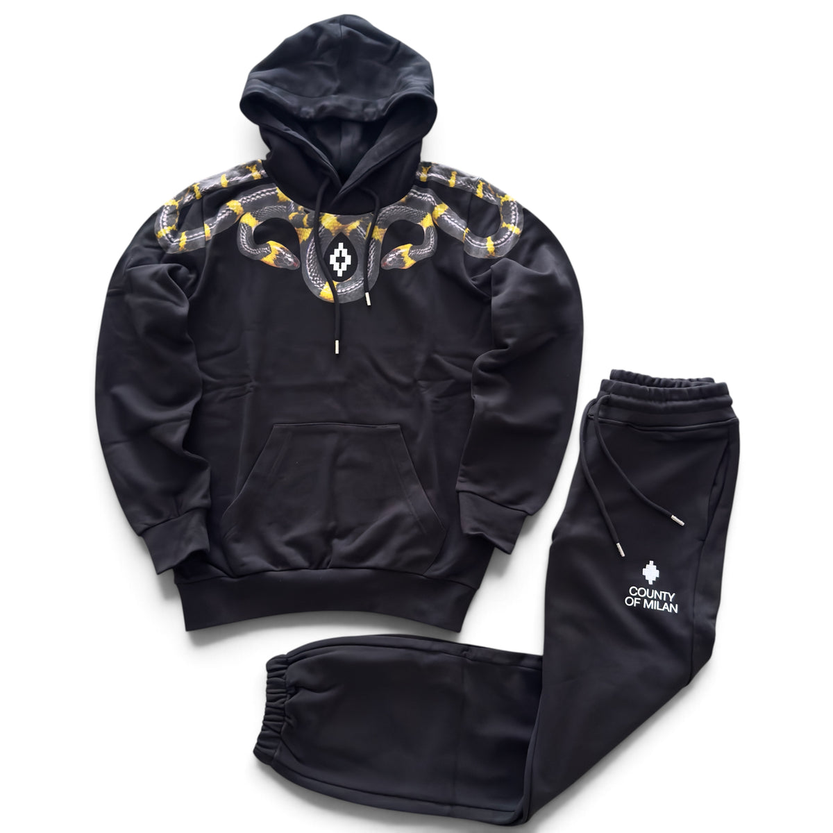 Tuta Marcelo Burlon 2027 Nero 087