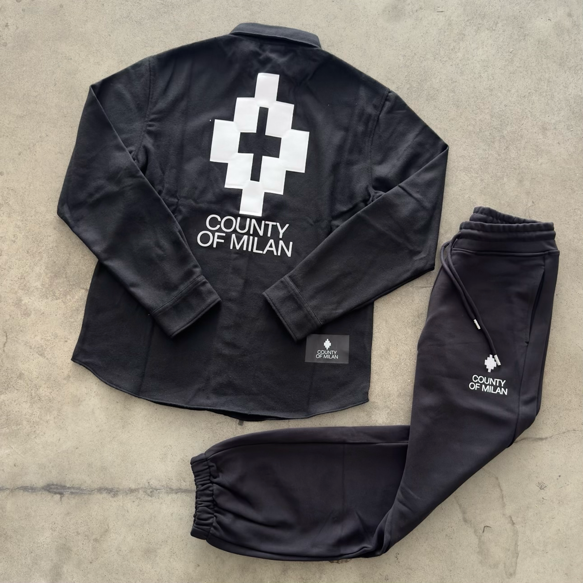 Tuta Marcelo Burlon con Camicia 2027 Nero 110