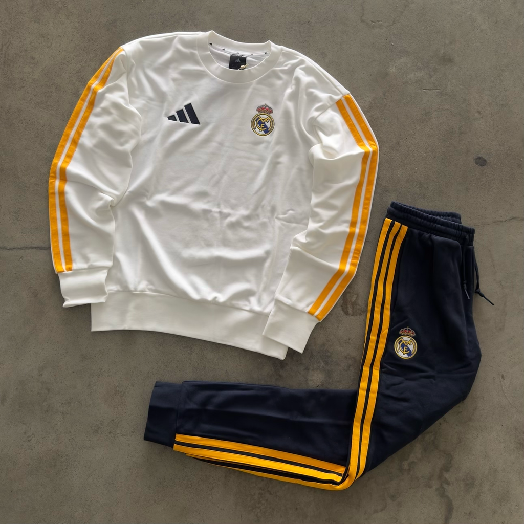Tuta Adidas Real Madrid DNA Bianco
