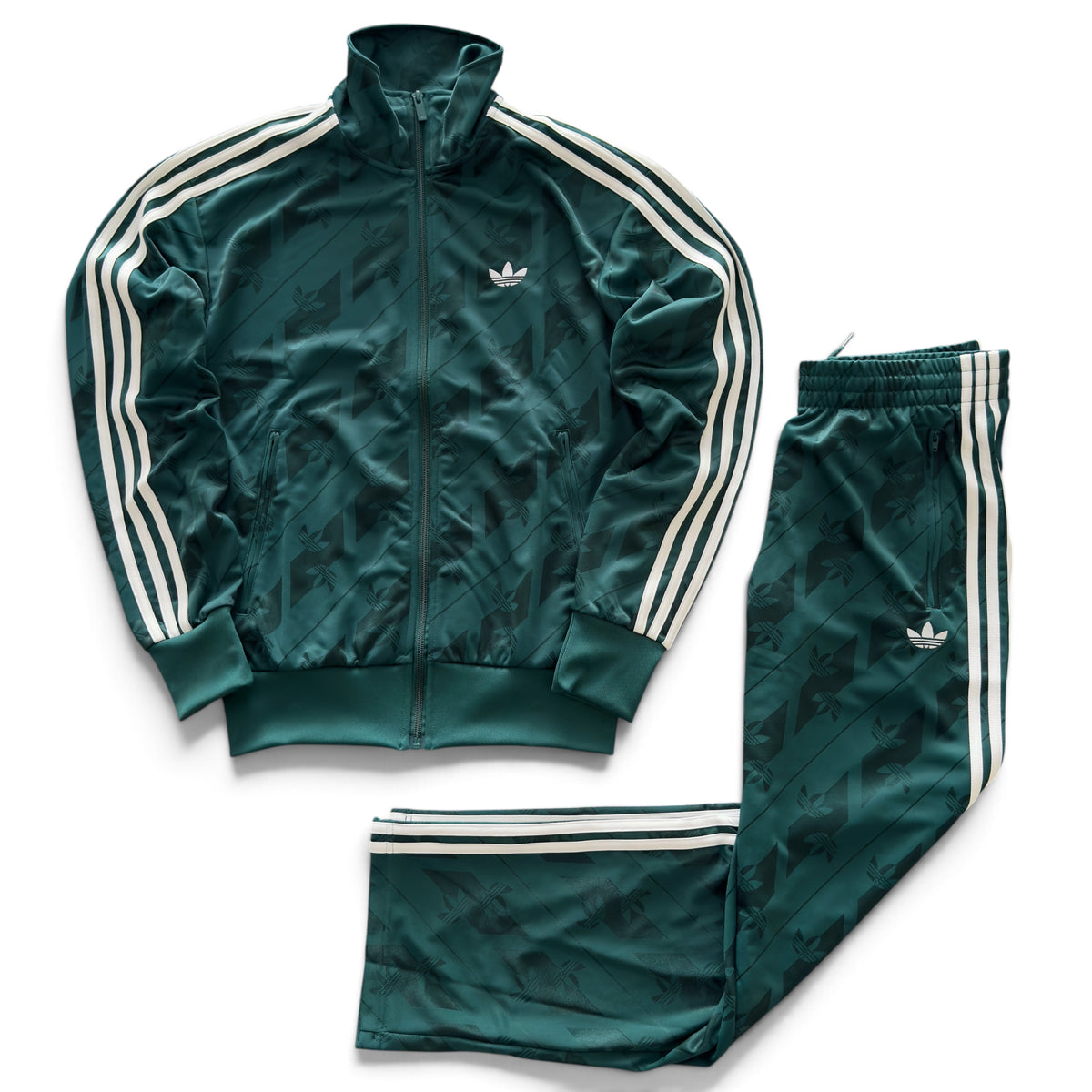 Tuta Adidas Monogram Verde Scuro