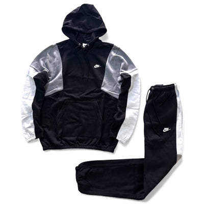 Tuta Nike Cotone Felpato Nero