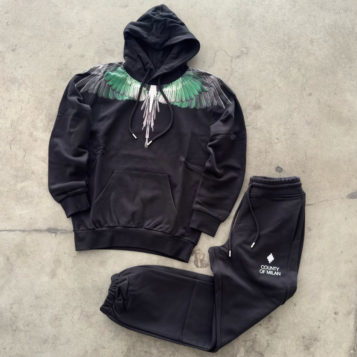Tuta Marcelo Burlon 2027 Nero 048