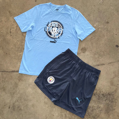 Outfit Puma Manchester City Azzurro