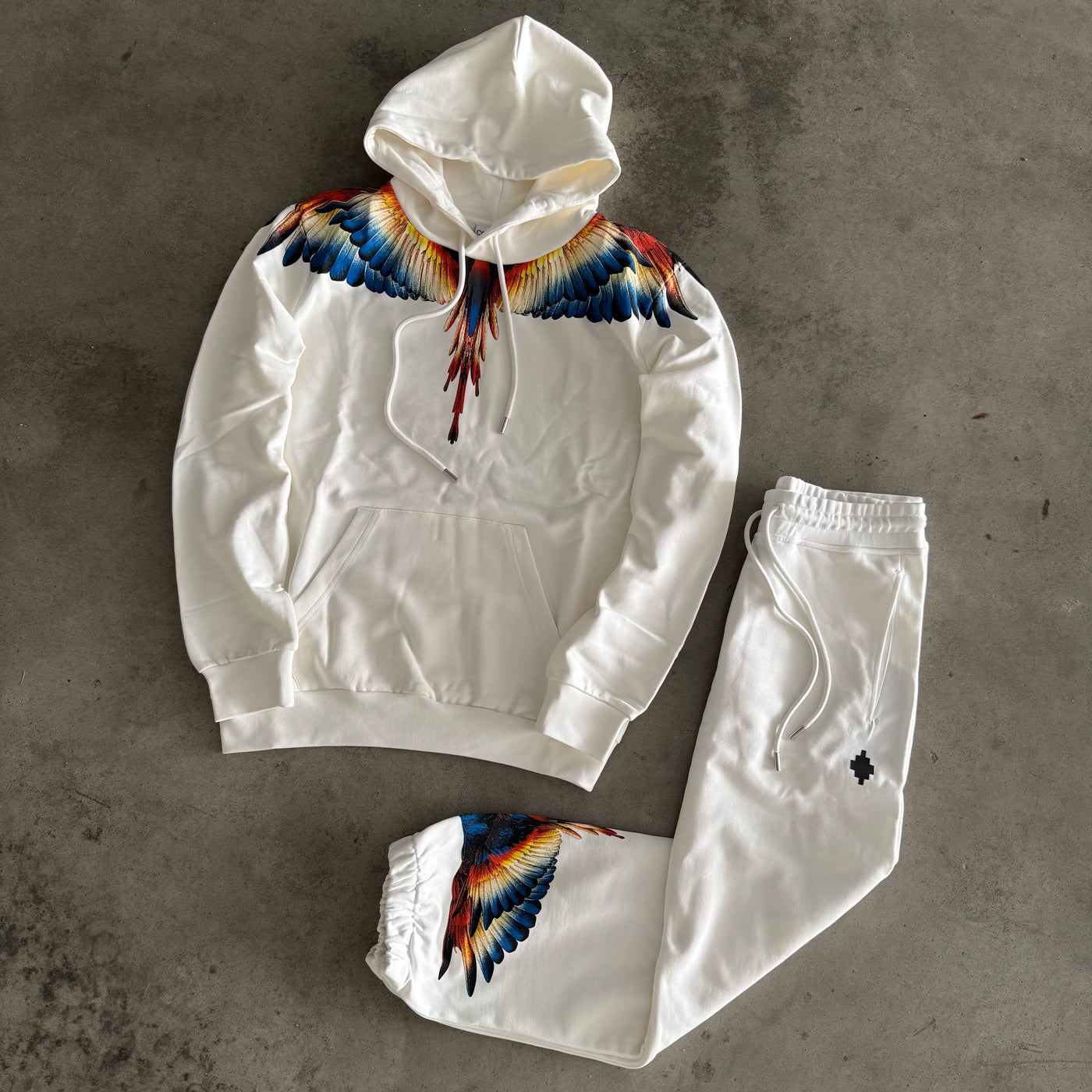 Tuta Marcelo Burlon Bianco 059