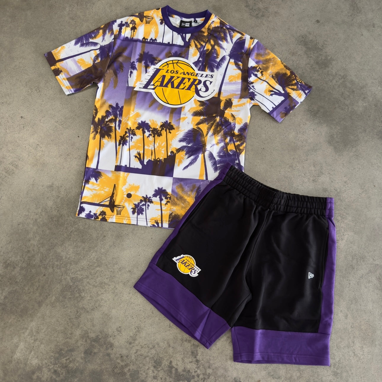 Outfit New Era Lakers Mesh