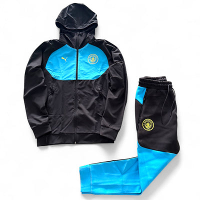 Tuta Puma Manchester City Nero/Blu