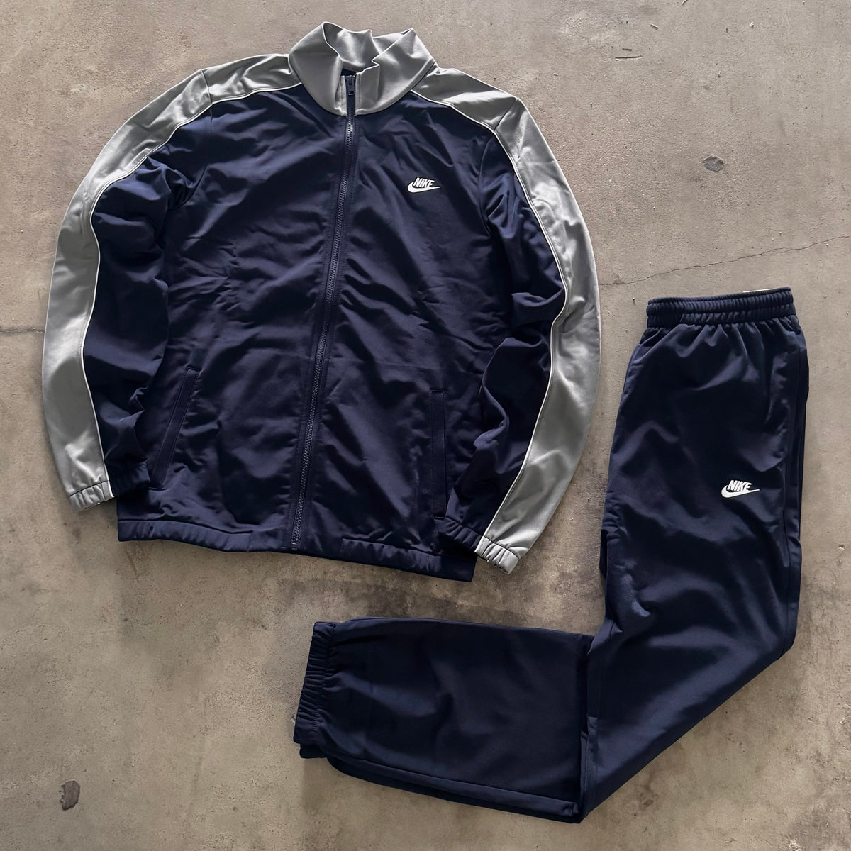 Tuta Nike Club Felpato Blu