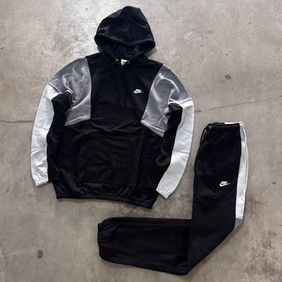 Tuta Nike Cotone Felpato Nero