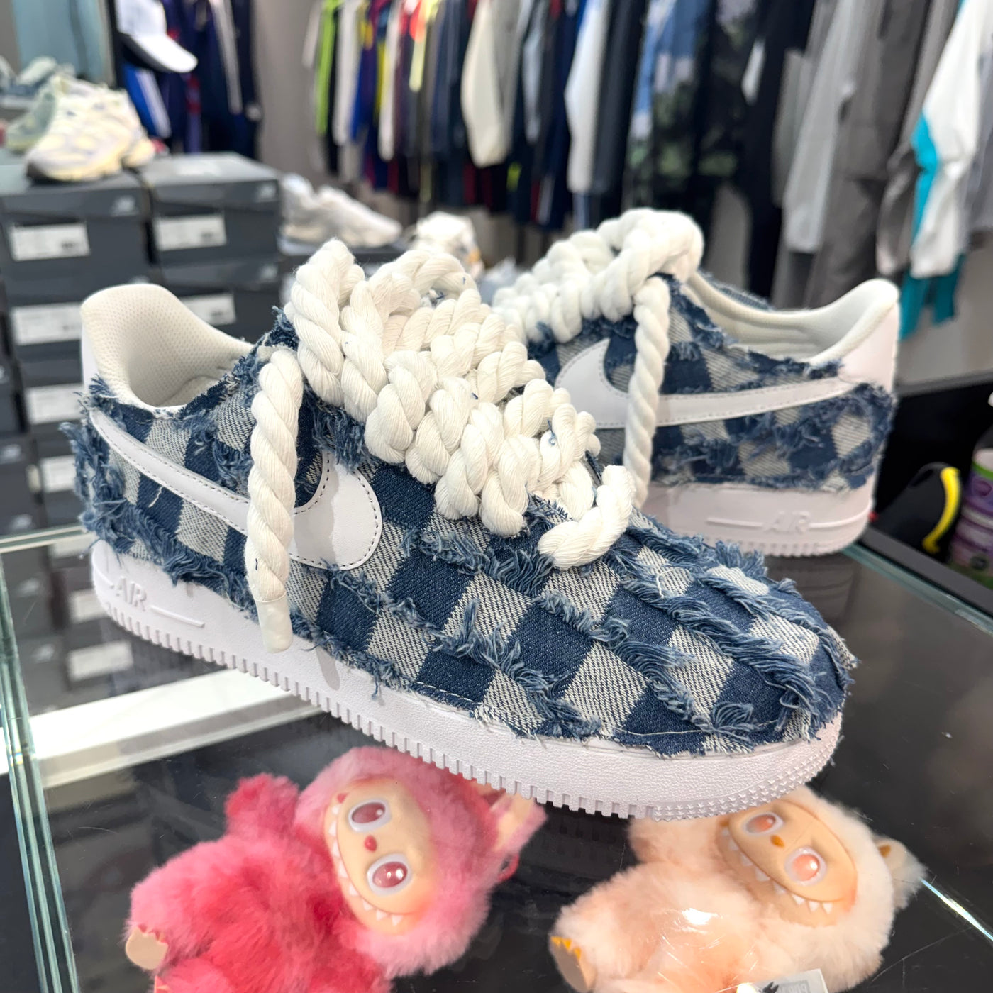 Air Force 1 '07 Low Sky Blue Denim Jacquard