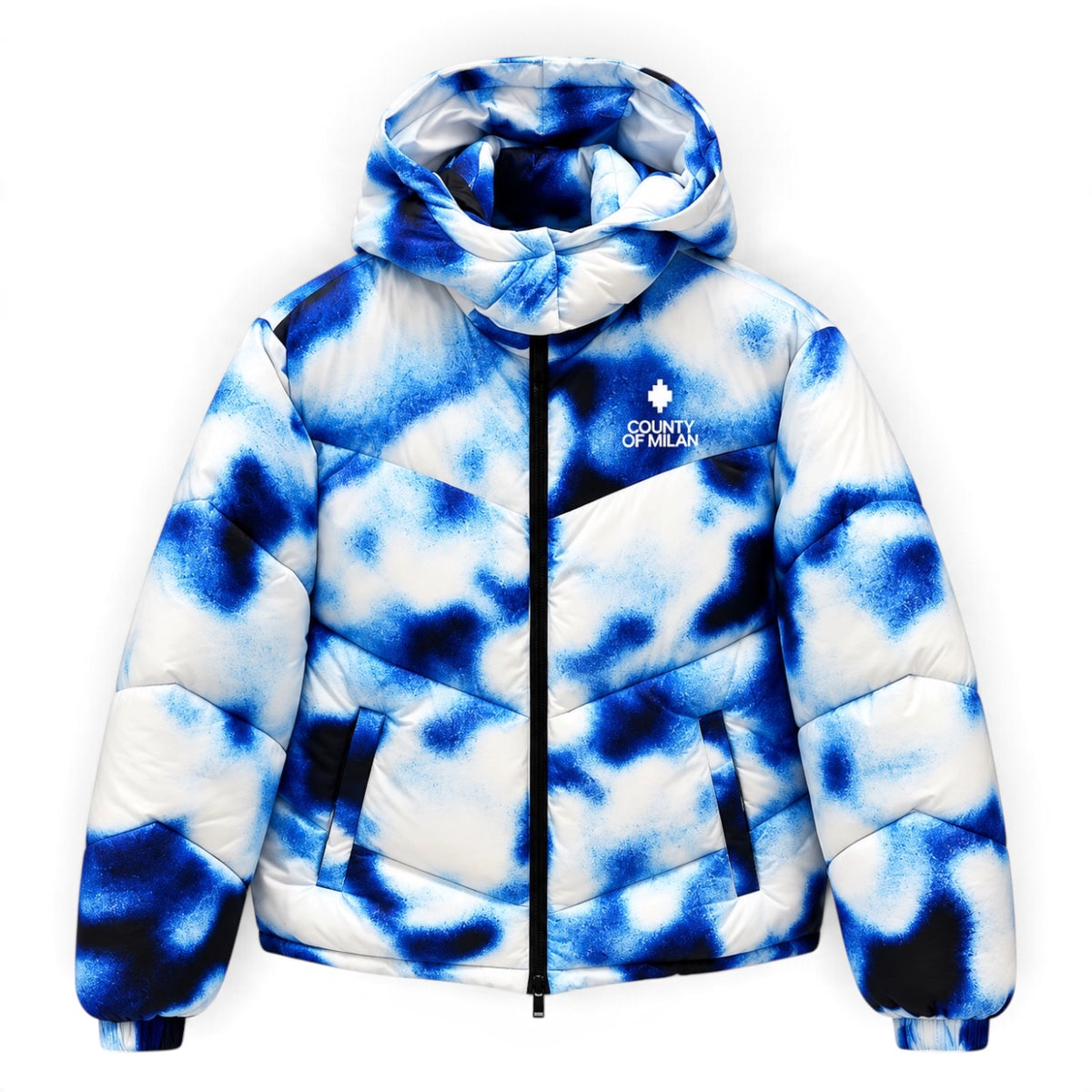 Bomber Marcelo Burlon Bianco/Blu 003