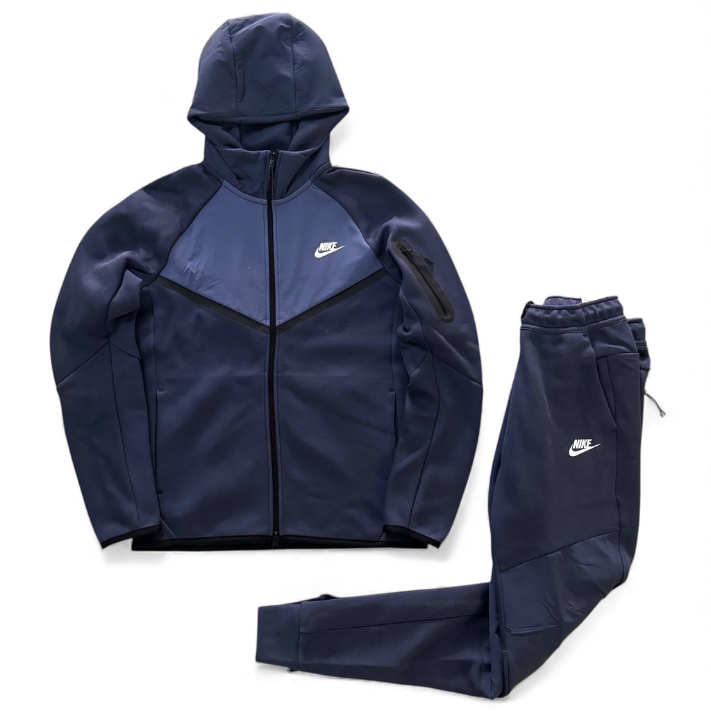Tuta Nike Tech Felpata Blu