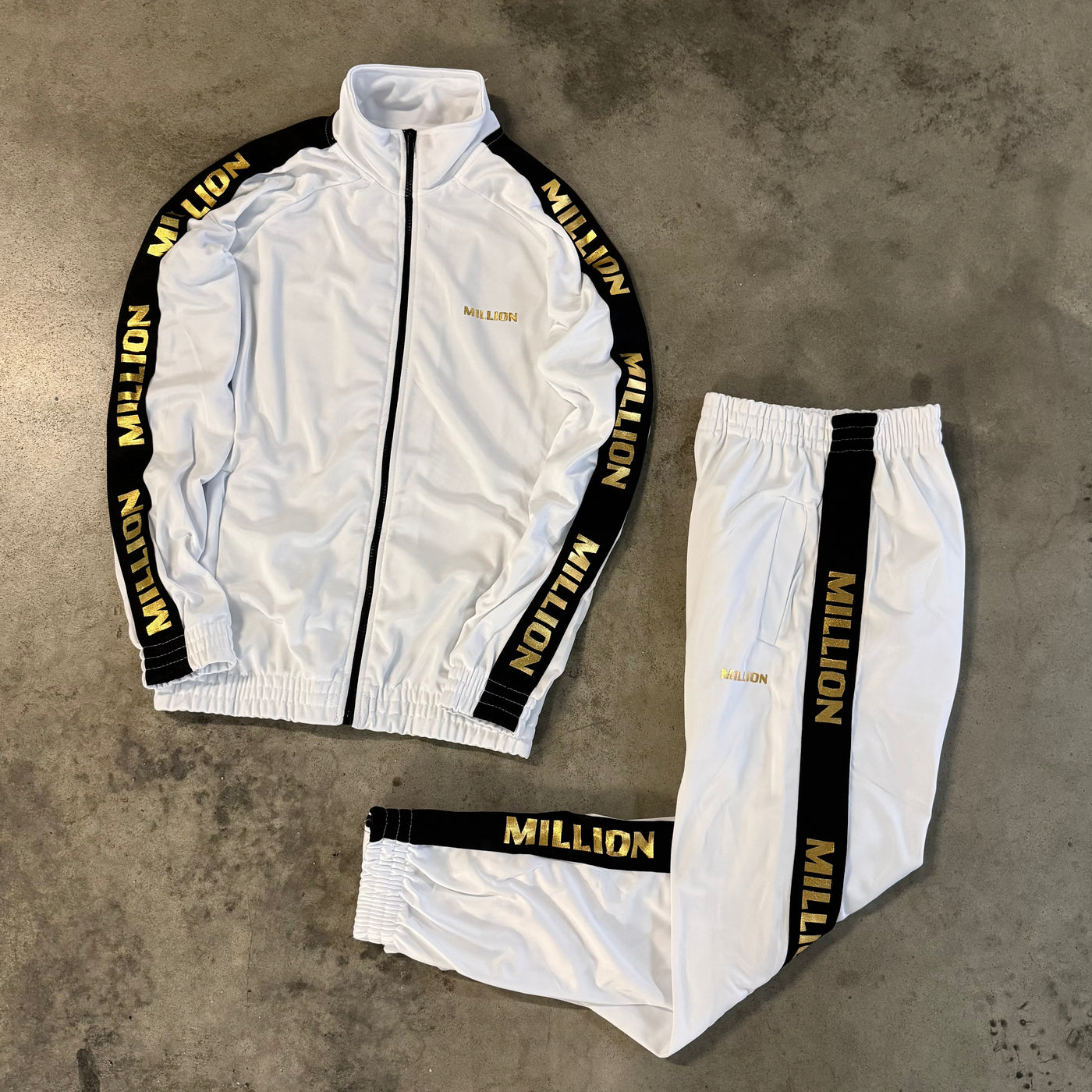 Tuta Million Bianco/Oro